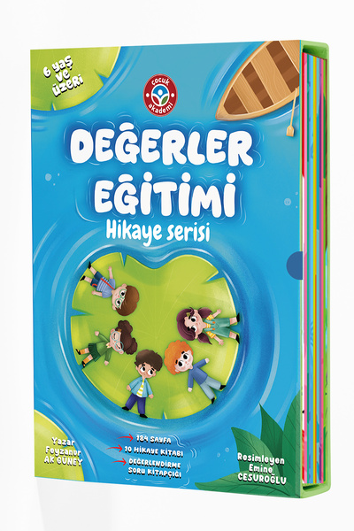 Çocuk Akademi Değerler Eğitimi 10 Kitap Hikaye Serisi