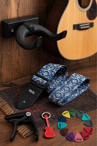 Midex Gsr-15-Pak Special Design Patterned Guitar Shoulder Strap and Wall Hang...