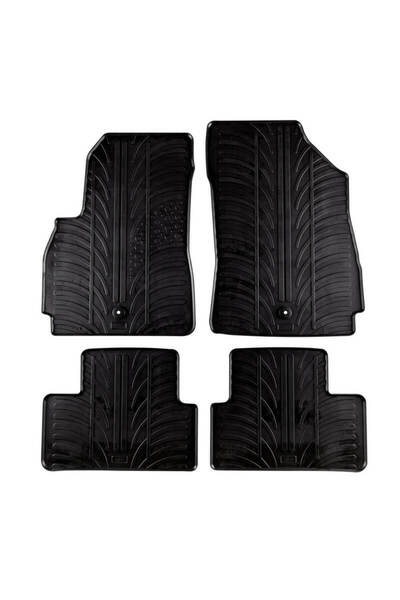 Gledring Πατάκια Αυτοκινήτου 0186 Chevrolet Orlando 2010- Μαύρα 4 Τεμάχια (CA...