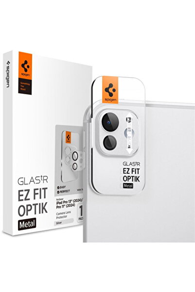 Spigen Folie de sticlă tR EZ Fit Optik Metal, 1 bucată, argintiu - iPad Pro 1...