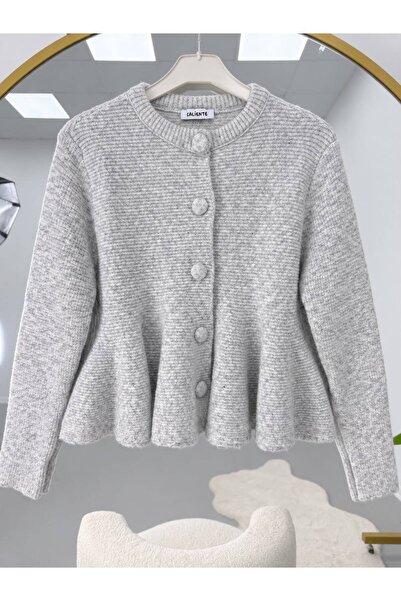 VOLT CLOTHİNG Cardigan tricotat cu nasturi pentru femei