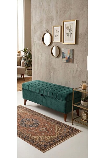 yuse aksu CİZGİ KAPİTENE SANDIKLI PUF 120X40X45
