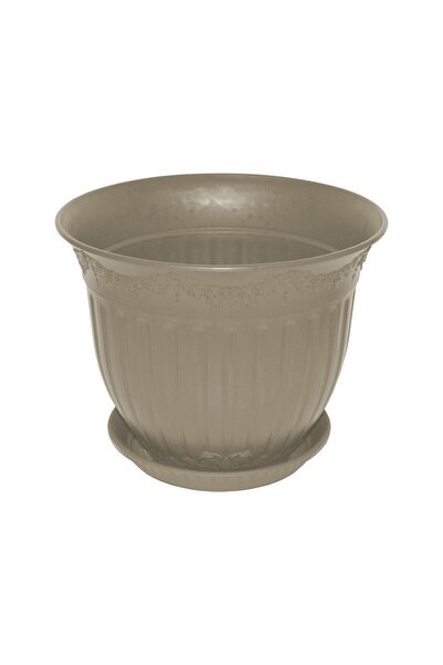 OEM Calla plastic pot, with saucer, sand D 30 cm