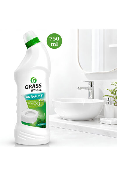 GRASS Gel curățare toaletă WC-Gel Anti-Rust 750ml, Antirugină, Anticalcar, De...