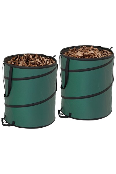 Generic Brand Saci de grădină 2x160L impermeabili pentru deșeuri de grădină, ...