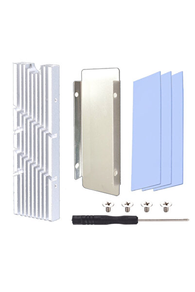 Choice AX039-Silvery GPUHOLD M.2 SSD HeatSink Heat Sink NVME NGFF 2280 SSD Ha...
