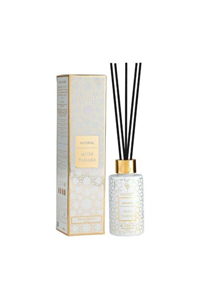 Hamidi Natural Musk Tahara Reed Diffuser 100ml – White Lotus, Lemon, Vanilla & Rose Fragrance