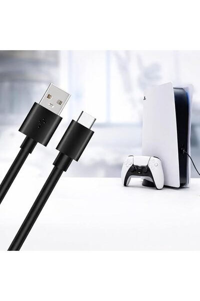ASABITE USB to Type-C Charging Cable for PS5 Controllers – Fast Charge & Data...