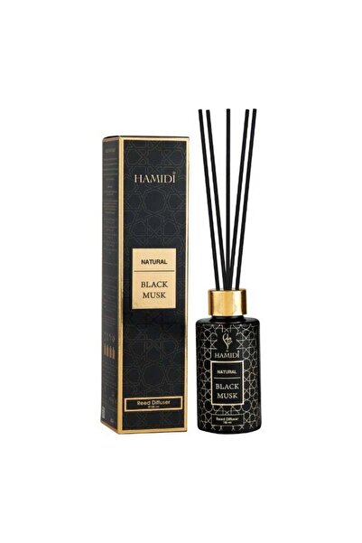 Hamidi Natural Black Musk Reed Diffuser 100ml – Cardamom, Green Apple, Pepper & Lavender Fragrance
