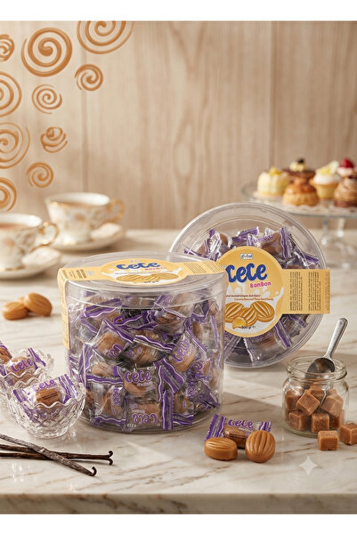 CECE BONBON Karamel Aromalı Dolgulu Sert Şeker (800 g)