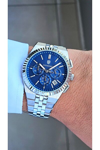 Raymond Rym-0001 Men's Wristwatch 40 mm – Japanese Movement, 316L Stainless S...