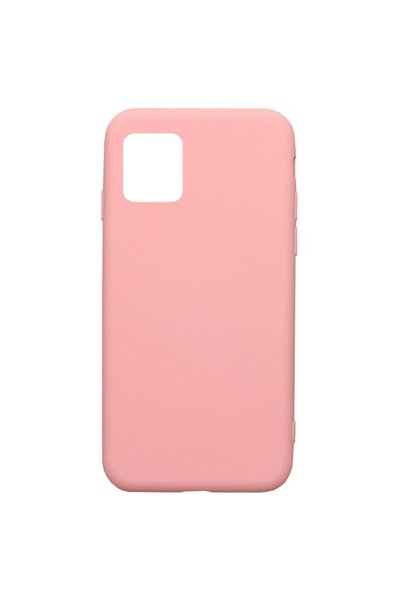 OEM Μαλακή Έγχρωμη Θήκη από εύκαμπτο τζελ για iPhone 12 mini Ροζ