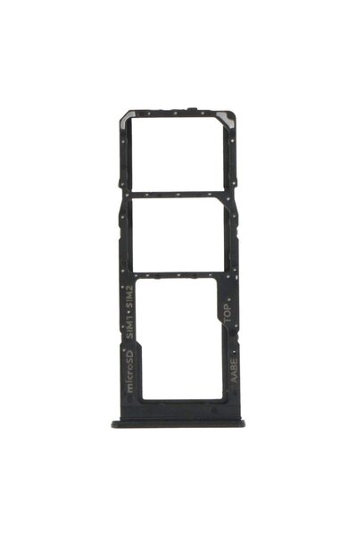 OEM Θήκη κάρτας SIM για Samsung Galaxy A02 Έκδοση διπλής κάρτας Μαύρο