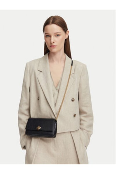Tory Burch Portofel Torebka Matlasat cu Lanț 186041 Negru
