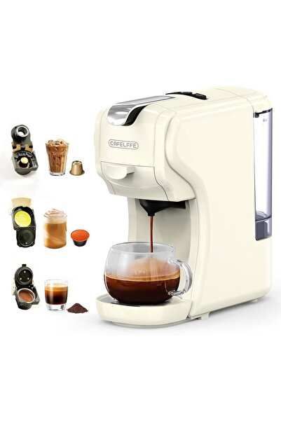 Cafelffe ماكينة قهوة متعددة الكبسولات MK-611 3 في 1، مع إمكانية ضبط ارتفاع ال...