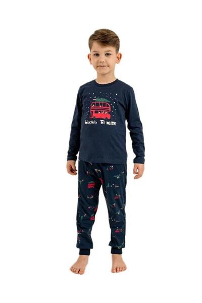 ROLY POLY RolyPoly Boys tamnoplavi set pidžama sa dugim rukavima 3939-3