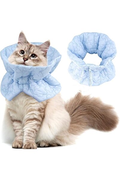KASTWAVE Soft Cat Recovery Collar, Adjustable Waterproof Protective Cone Alte...