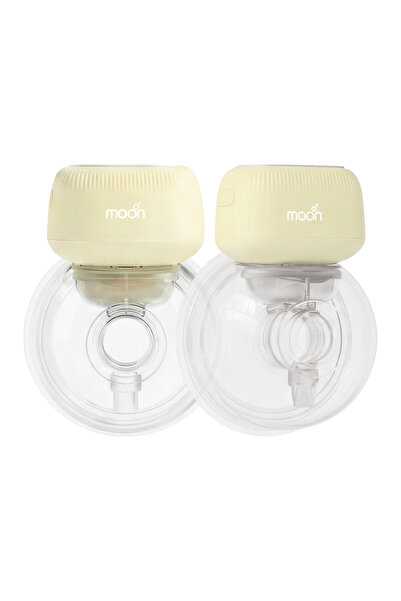 Moon Wearable Hands-Free Double Electric Breast Pump with 3 Modes & 9 Levels ...