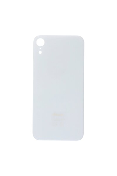 OEM Κάλυμμα μπαταρίας για iPhone XR Ευρωπαϊκή έκδοση με μεγάλη οπή Λευκό