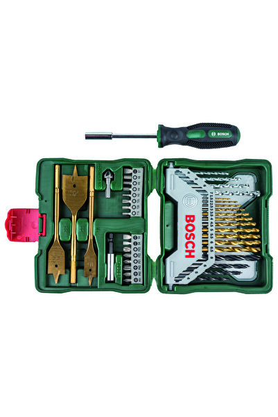 Bosch X-Line 40 Parça Titanyum Delme ve Vidalama Ucu Matkap Aksesuar Seti 260...