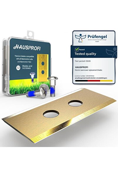 HAUSPROFI Replacement blades for Mammotion LUBA and YUKA robotic lawn mowers,...