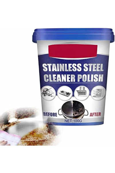 KASTWAVE Household Kitchen Cleaner, 100g Powerful Stainless Steel Paste, Cook...