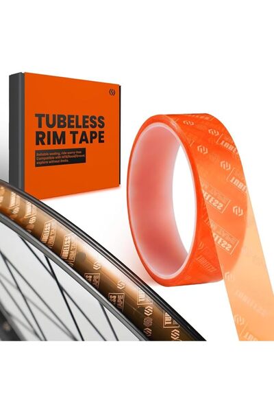 TERRIFI CNC Tubeless Rim Tape 10m Roll, 27mm Wide Semi-Transparent Bike Wheel...