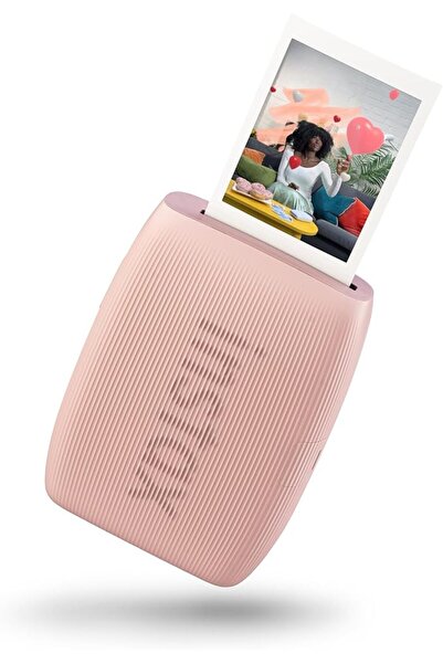 Instax طابعة فوجي فيلم ميني لينك 3 للهواتف الذكية - وردي (إصدار السعودية، ضما...