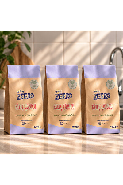 Going Zeero Kireç Çözücü & Bulaşık Makinesi Temizleyici 3'lü Ekonomik Paket