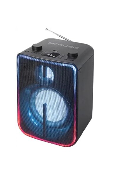 Muse Boxă portabilă M-1802 pentru petreceri DJ, 60W, Afișaj LED, Negru
