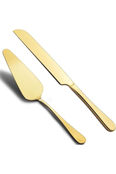 HASTHIP Cake Cutting Knife Set, Elegant Stainless Steel Cake Knife and Cake S...