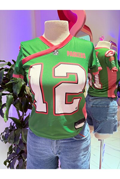 EFBUTİK Green Packers Short Sleeve Jersey T-Shirt