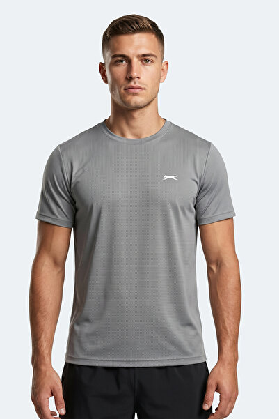 Slazenger Ανδρικό γκρι μπλουζάκι HARDFLEX