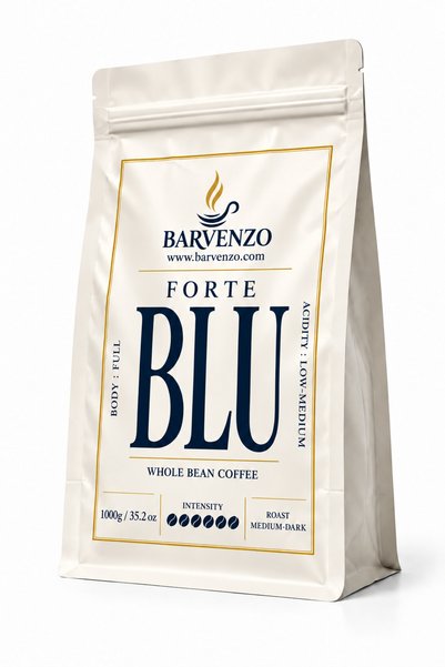 BARVENZO Forte Blu | 1000 g | Yoğun Karakter | Nitelikli Kahve