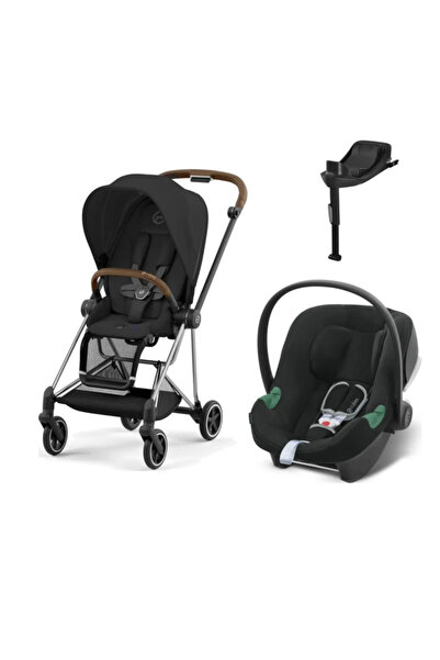 Cybex Mios Travel Sistem | Chrome Brown Sephia Black & Aton Bazalı Volcano Black