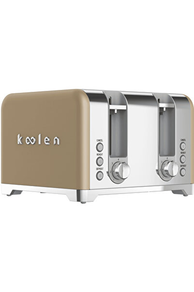 Koolen 800104031 محمصة خبز من الفولاذ المقاوم للصدأ، 1560-1860 واط، 4 شرائح -...