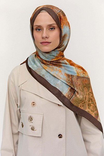 Setrms Geometrik Damask Desenli Şal