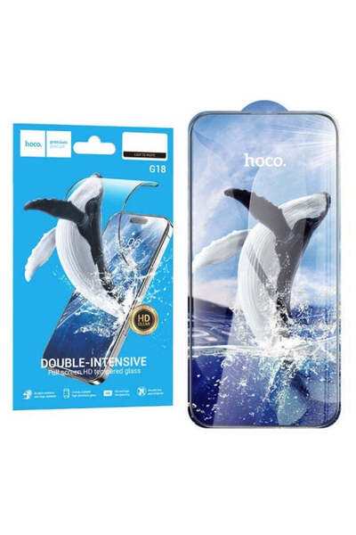 Hoco Folie transparentă G 18 pentru iPhone 16 Pro, ArcEdge, Anti-praf - Ramă ...
