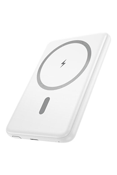 Hoco Εξωτερική Μπαταρία J 140 A, 5.000 mAh, Μαγνητική, Λεπτή, PD 20 W - Λευκή