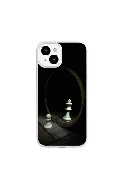 SNAPSTATIONRO Husă de protecție, MagSafe, iPhone 14 - _CHESS_YOU_MIRROR