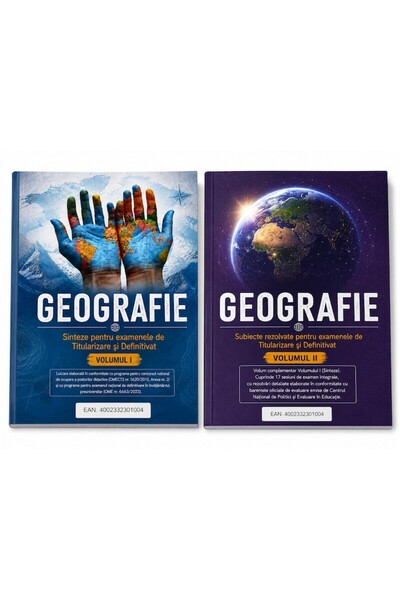 OEM Titularizare și Definitivat-GEOGRAFIE Vol 1Sinteze+vol 2 Subiecte rezolvate
