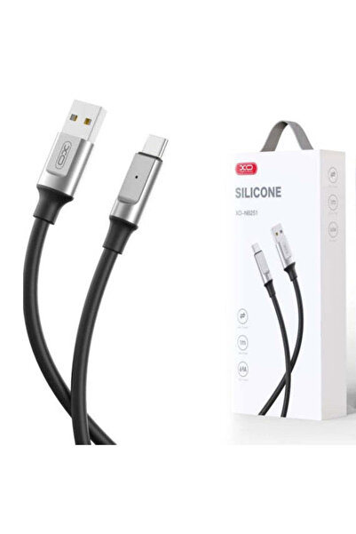 Xo Καλώδιο Δεδομένων και Φόρτισης NB 251, USB-A σε USB-C, 18 W, 1 μ. - Μαύρο