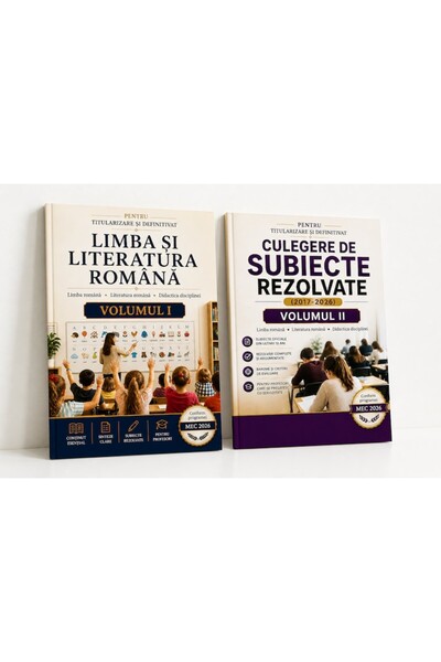OEM Titualrizare și Definitivat- Limba și Literatura Romană – Vol 1 Sinteze+ ...