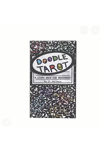 Galaksi Dükkanı Doodle Tarot Destesi/ Tarot Kartları -10cm 6,5cm boyutlarında