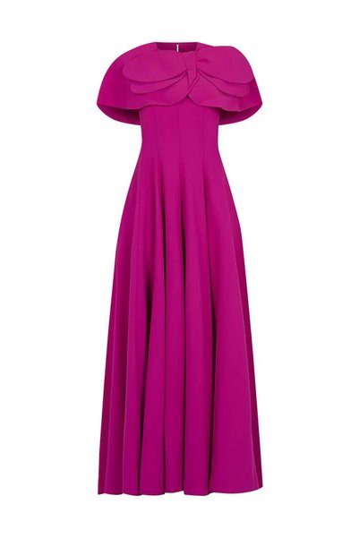 cercis Bolero Detaylı Straplez Kloş Etek Abiye Elbise