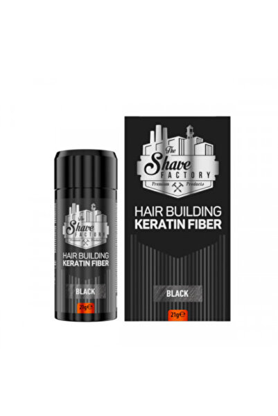 the shave factory Shave Factory Μαύρη Σκόνη Ίνας Μαλλιών για Αραίωση Μαλλιών,...