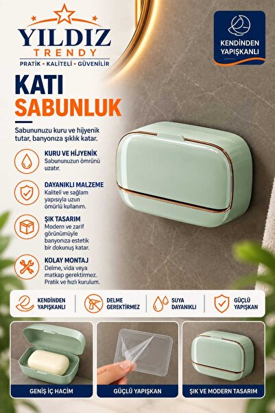 Yıldız Trendy يمكن تركيبها على الحائط، موزع صابون فاخر متعدد الوظائف مع غطاء،...