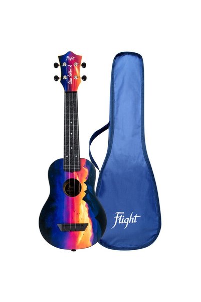 FLIGHT TUS-EE SUNSET Elise Ecklund Signature Travel Soprano Ukulele