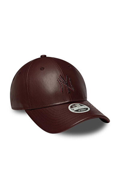 NEW ERA Wmns Diamante Pu 9Forty Mc Neyyan Fbg Koyu Kırmızı Kadın Şapka