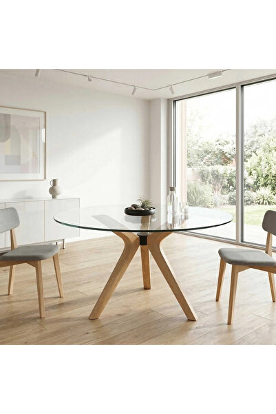 furnirem 3 Ayaklı Kelebek Masa Ayağı – Cam Masa Tablası Kaydırmaz Silikon